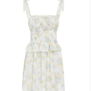With Jean Valeria Dress With Tie Straps 